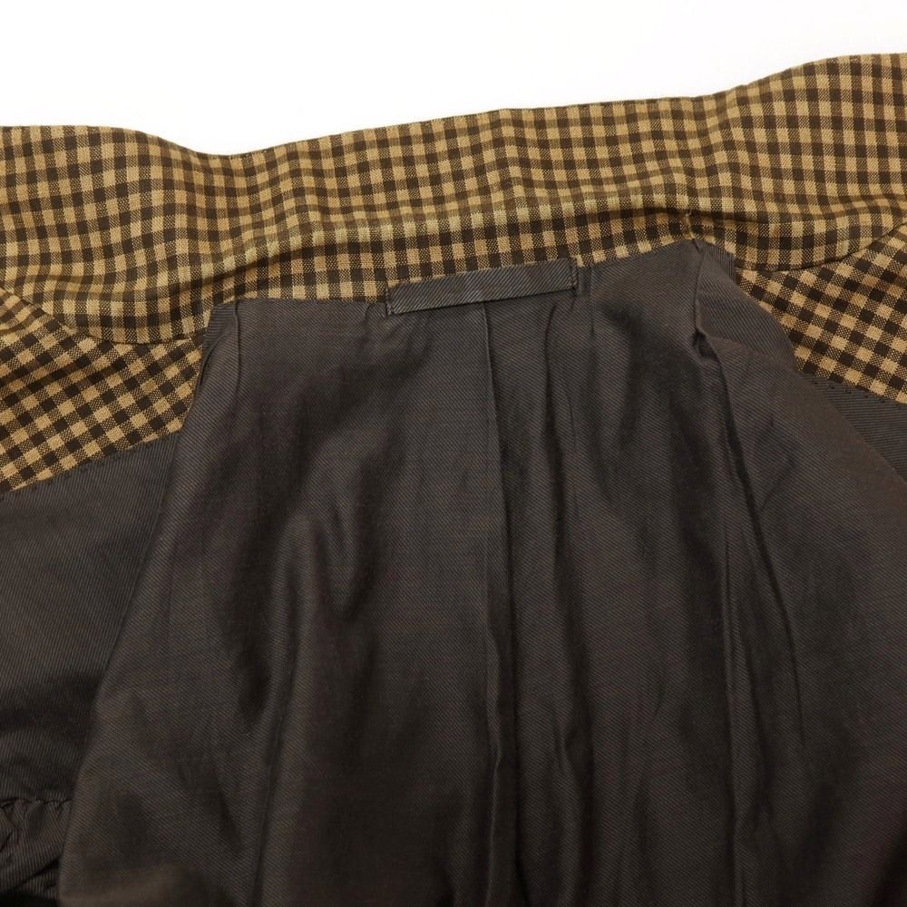 中古】エリコフォルミコラ ERRICO FORMICOLA リネンコットン チェック