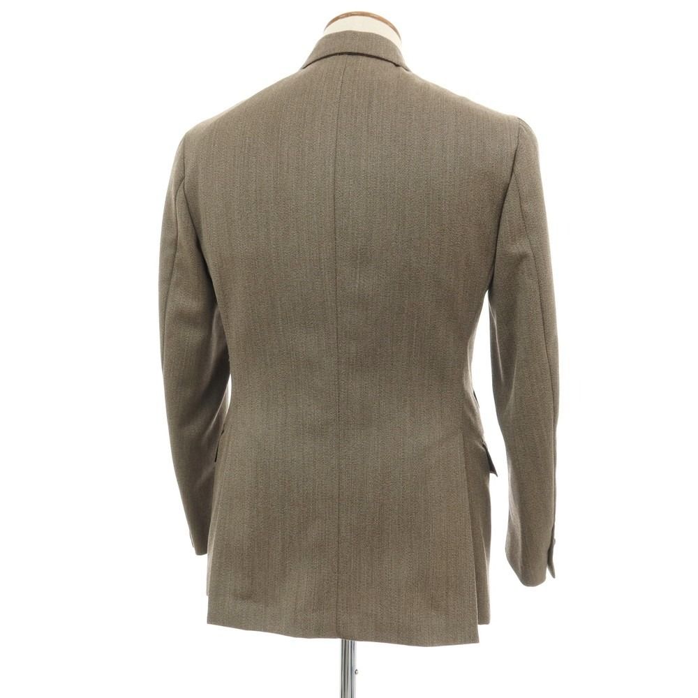 【中古】デペトリロ DE PETRILLO ウール ダブル6B テーラードジャケット ブラウン【サイズ46】【メンズ】 中古】デペトリロ DE PETRILLO ウール ダブル6B テーラードジャケット