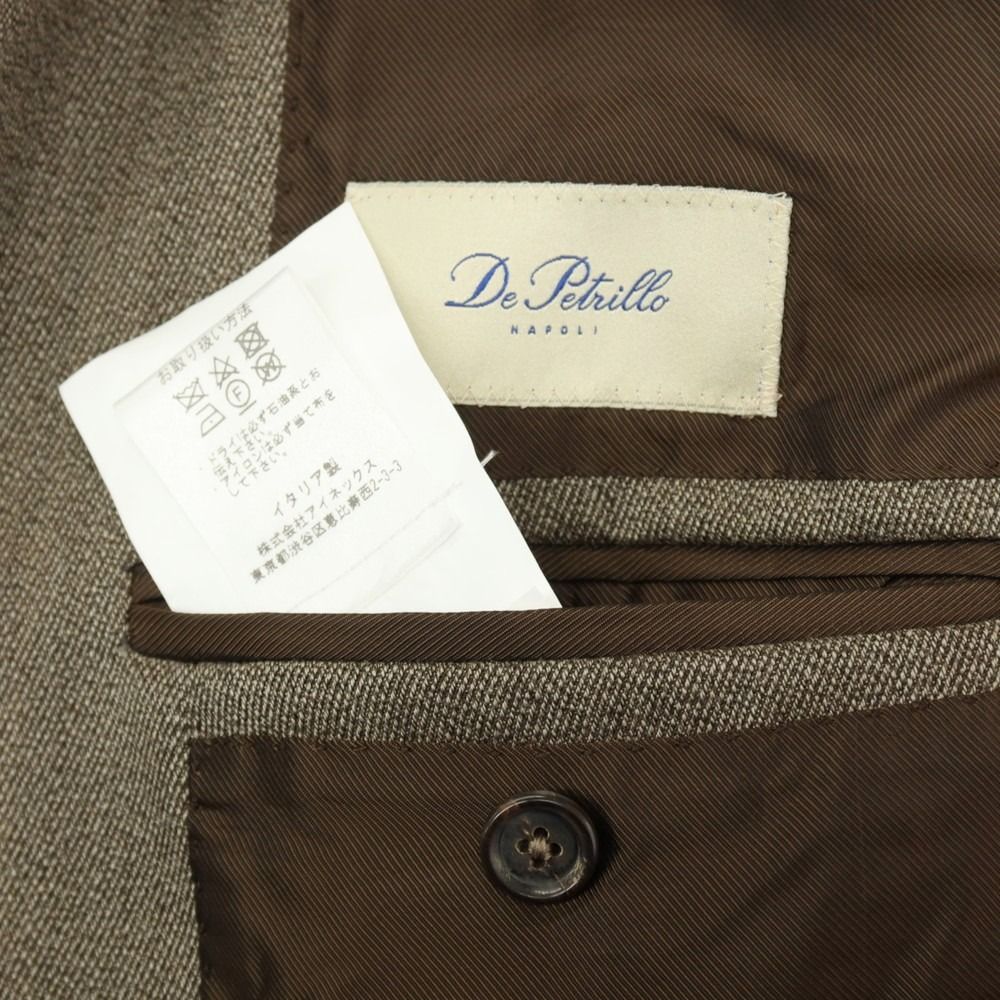 中古】デペトリロ DE PETRILLO ウール ダブル6B テーラードジャケット