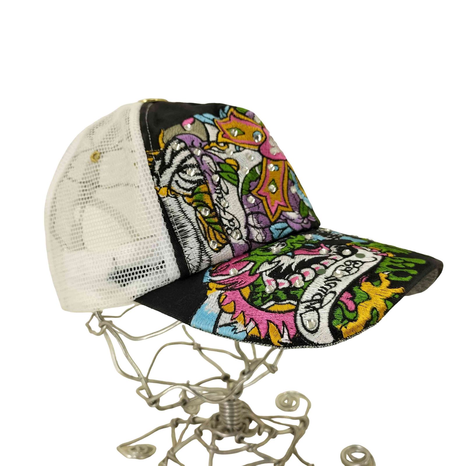 エドハーディー Ed Hardy ドラゴン メッシュ スナップバック キャップ