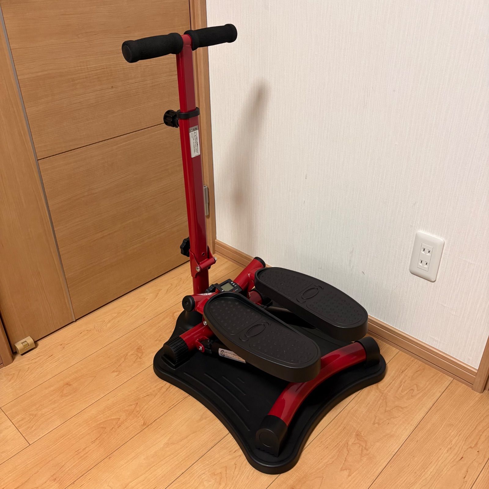 ナイスデイ NICE DAY 健康ステッパー 専用ハンドル付 レッド 赤