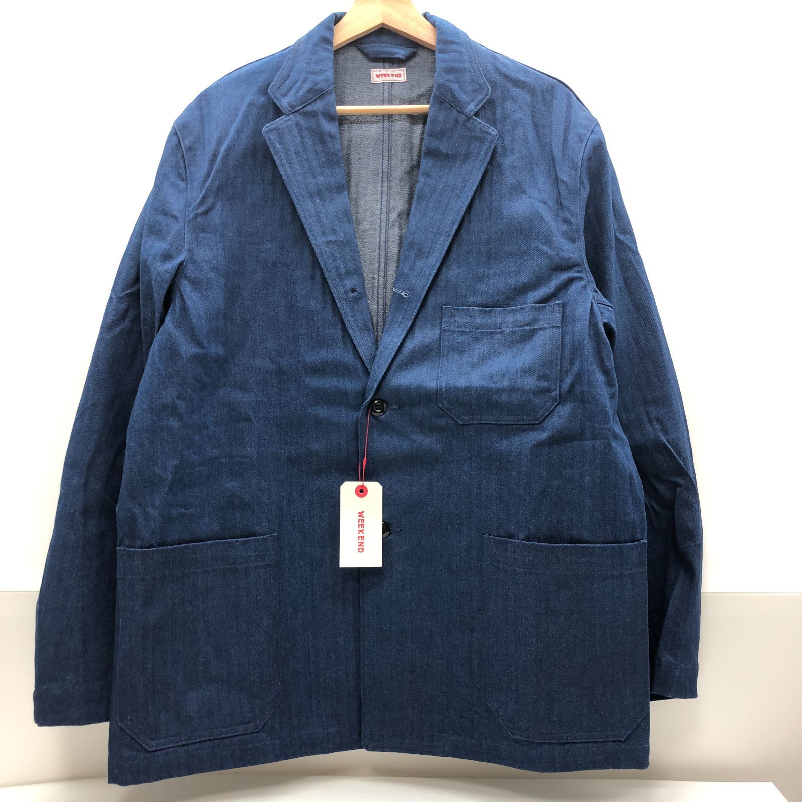 【タグ付き/未使用】WEEKEND デニムジャケット ネイビー M 綿 メンズ SGSF26-2013