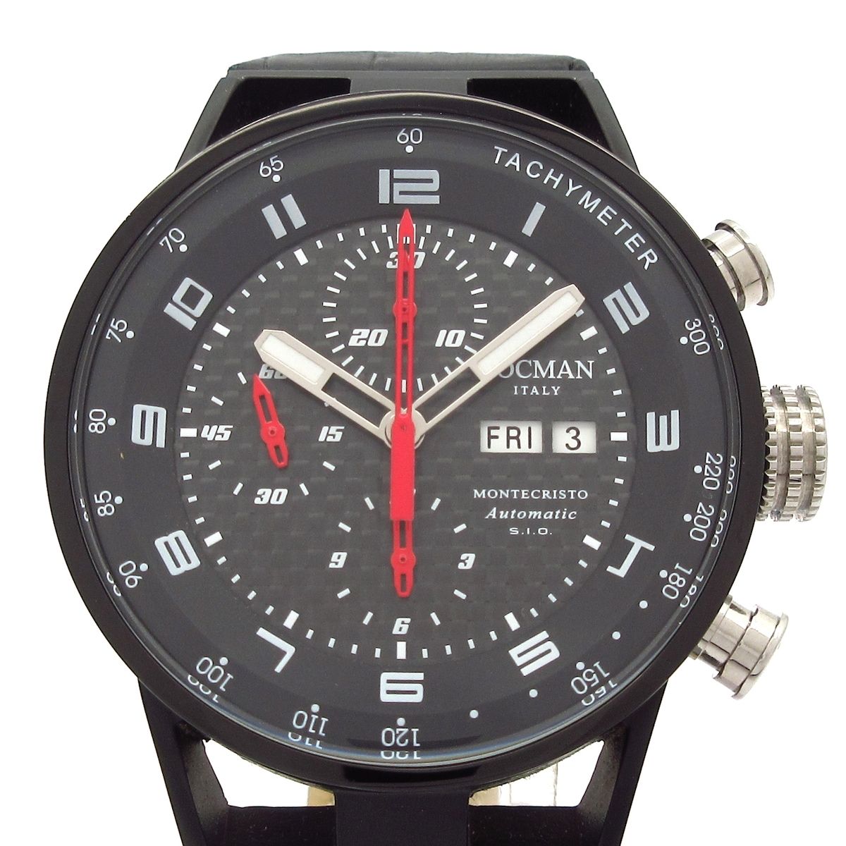 LOCMAN(ロックマン) 腕時計美品 モンテクリスト REF.516 メンズ 裏スケ 