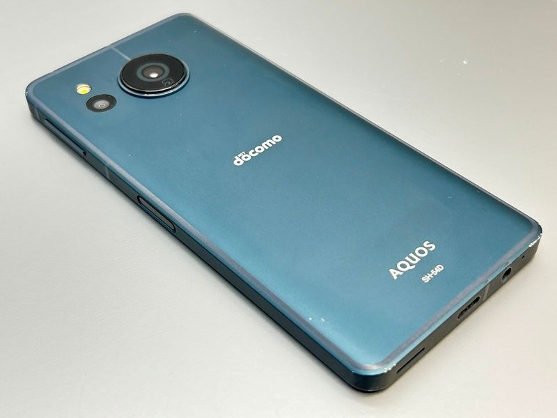 中古】SH-54D AQUOS sense8【良品中古 】 SIMフリー コバルト ブルー