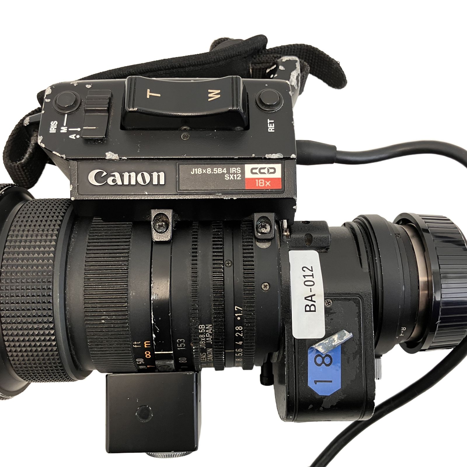 Canon キヤノン J18×8.5B4 IRS SX12 MACRO TV ZOOM LENS J18×8.5B 8.5