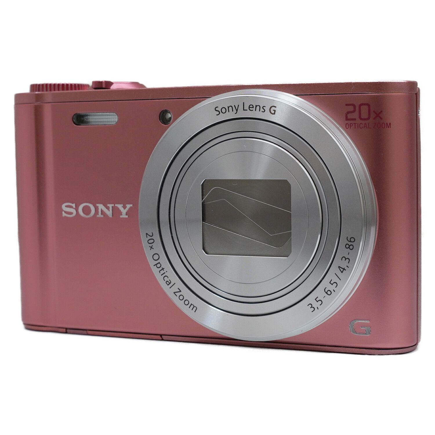 動作品】SONY デジカメ CyberShot DSC-WX350 ピンク 美品 バッテリー 