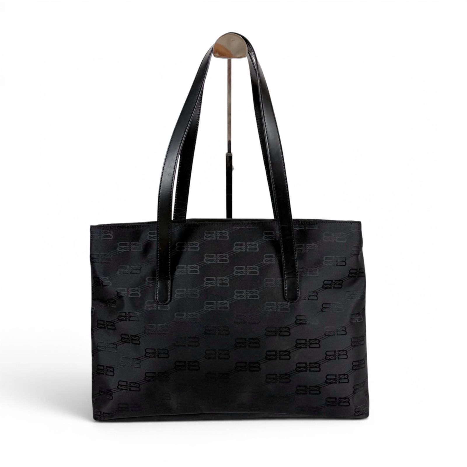 バレンシアガ BALENCIAGA BBロゴ トートバッグ ナイロンキャンバス