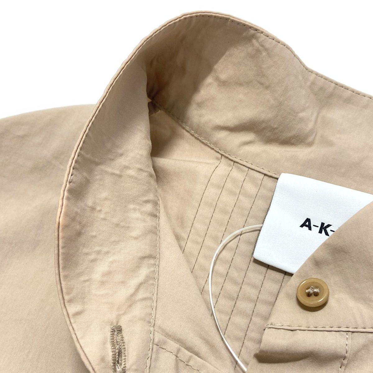 AKRIS(アクリス) ワンピース サイズ42 L レディース - ベージュ 長袖
