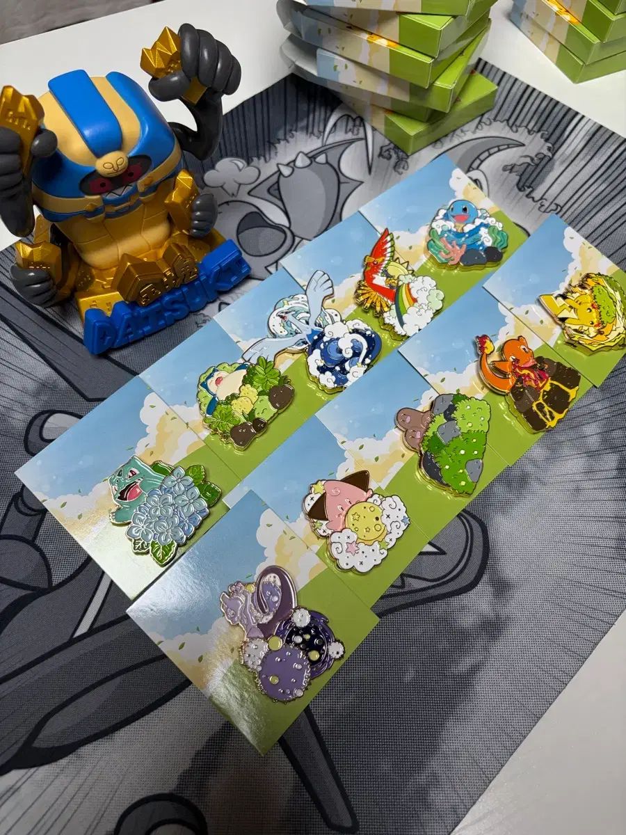 イーサク・トースト ポケットモンスター バッジ ブローチ 10種 まとめ