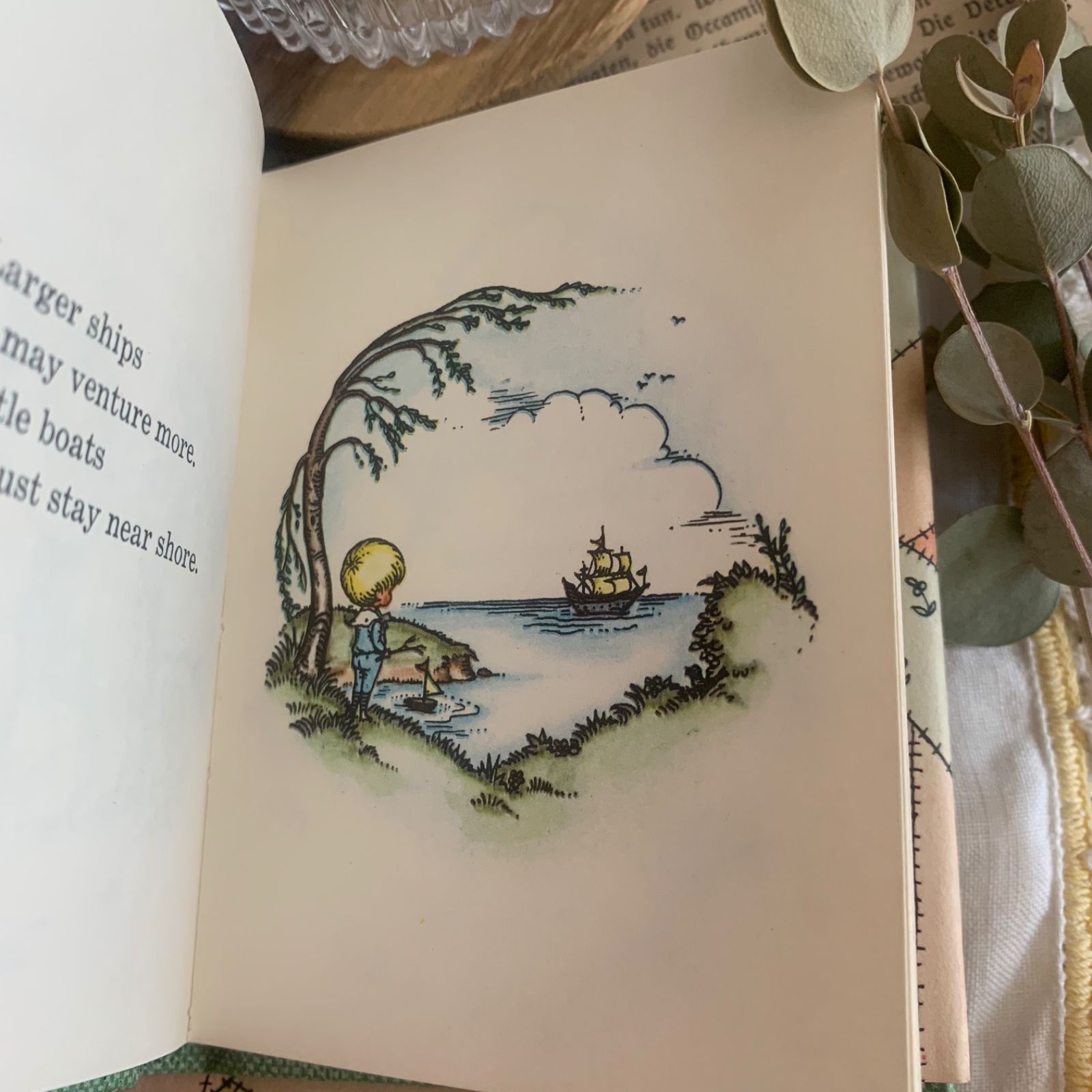 ヴィンテージ絵本 A Pocketful of Proverbs（ジョーン・ウォルシュ