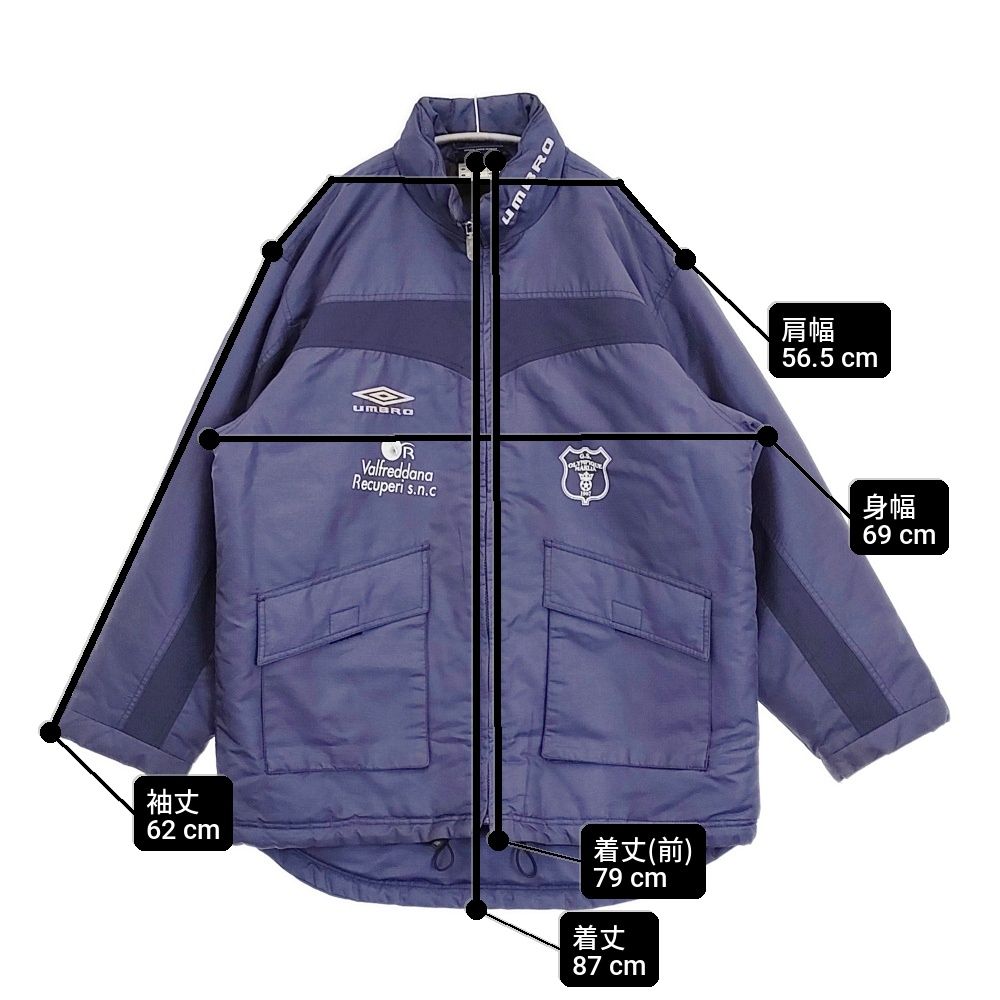UMBRO Valfreddona Recuperi s.n.c ブルゾン サイズL 中綿 ナイロン