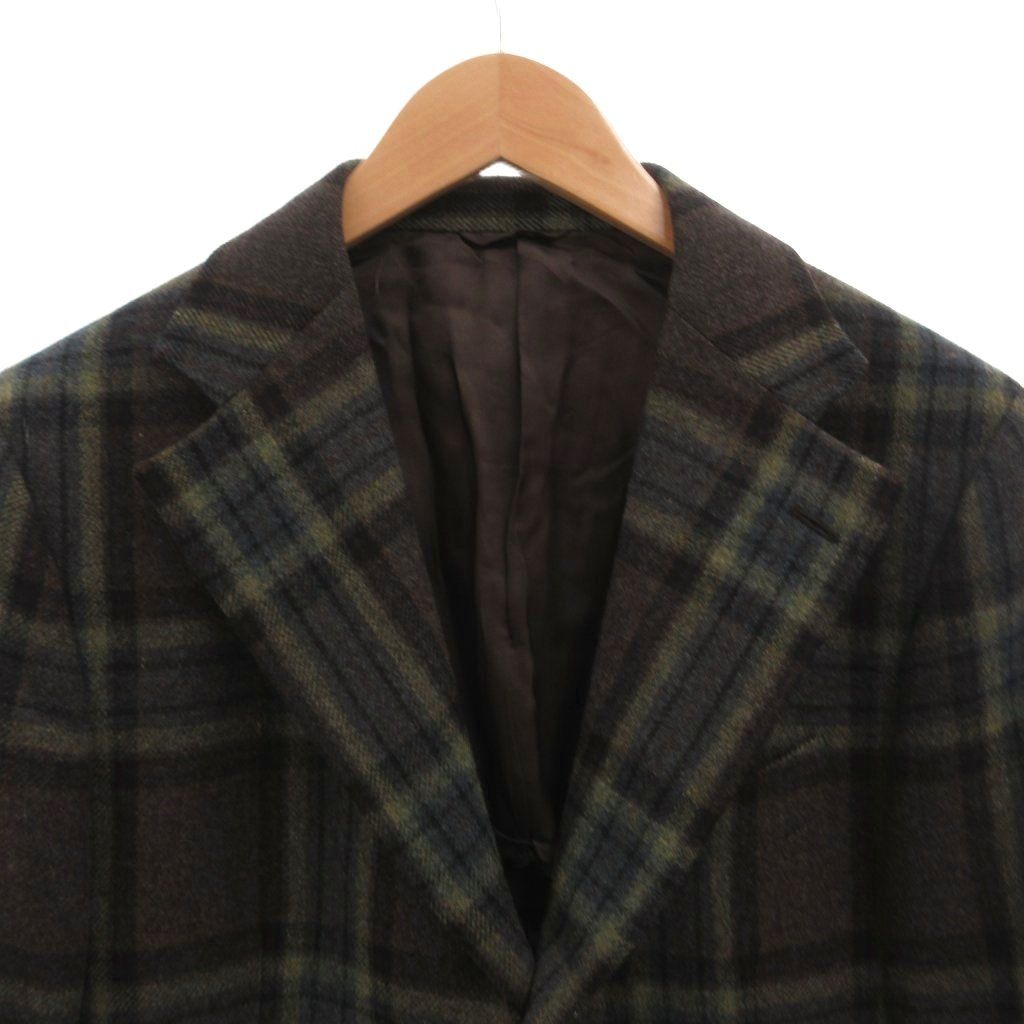 極上　美品　Belvestベルベスト　50 テーラードジャケット　チェック ベルベスト Belvest テーラードジャケット ブレザー チェック ウール