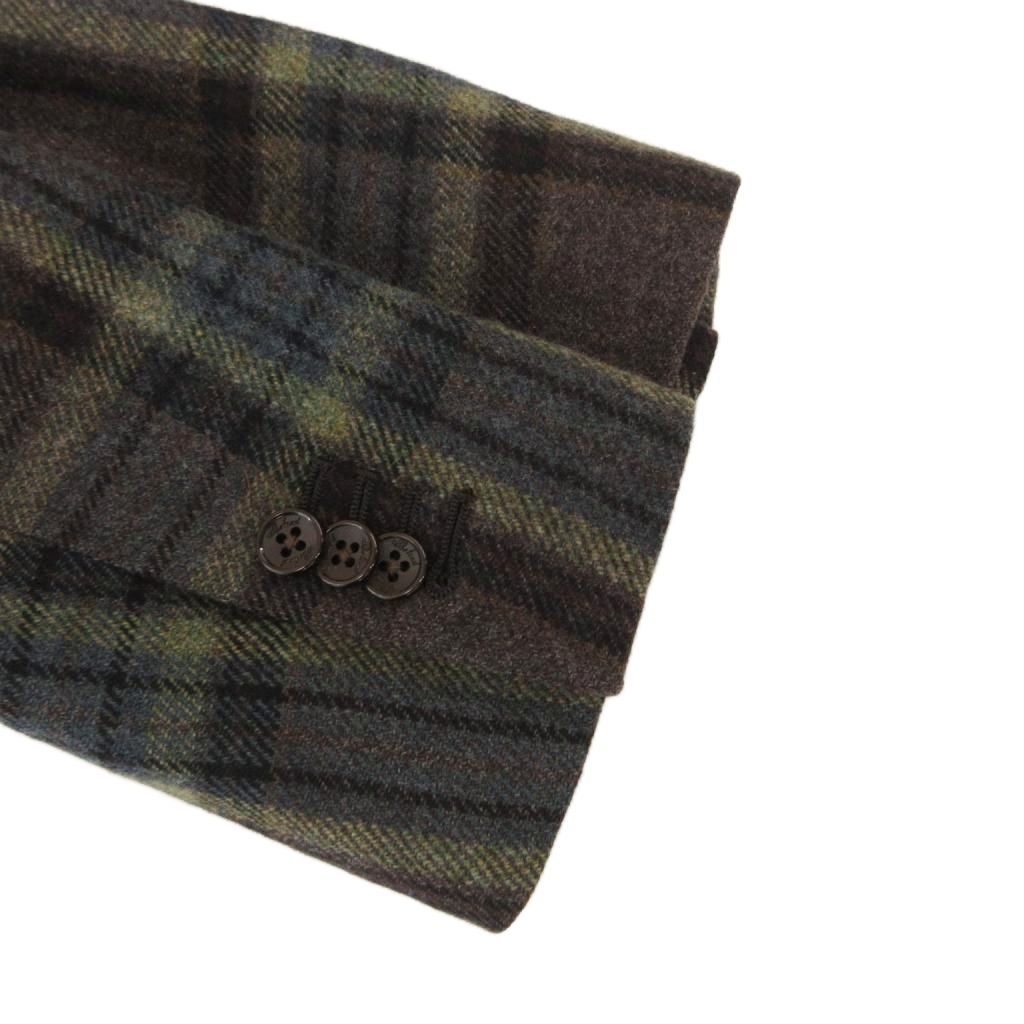 ベルベスト Belvest テーラードジャケット ブレザー チェック ウール