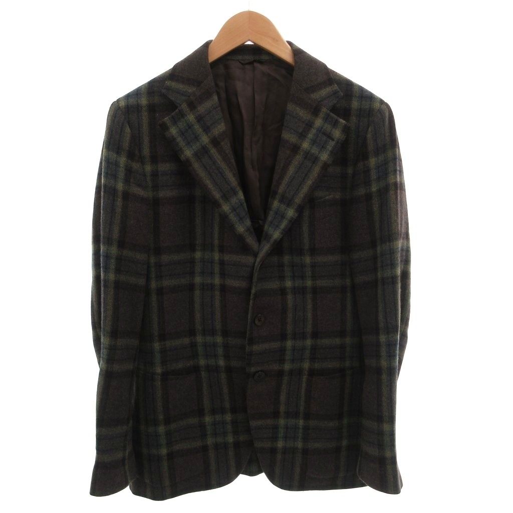 極上　美品　Belvestベルベスト　50 テーラードジャケット　チェック ベルベスト Belvest テーラードジャケット ブレザー チェック ウール
