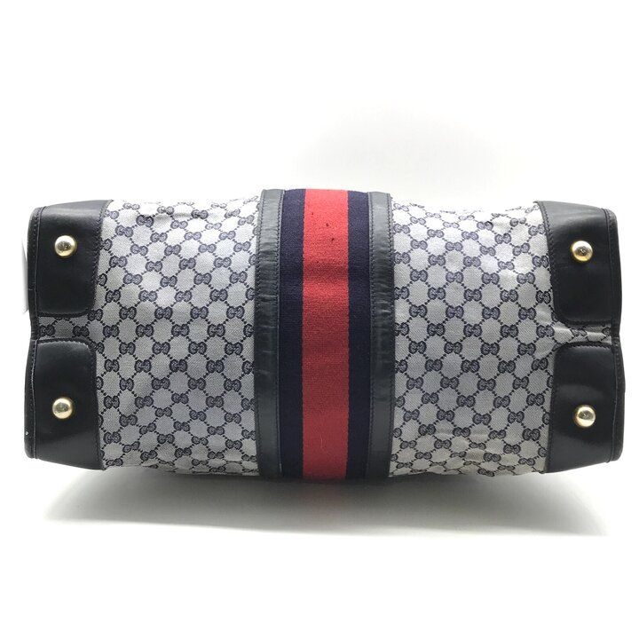 GUCCI グッチ オールドグッチ シェリーライン GGキャンバス ボストン