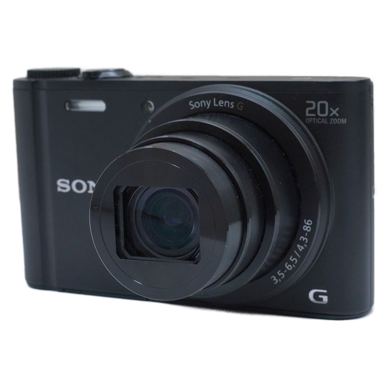 動作品】SONY デジカメ CyberShot DSC-WX350 ブラック 美品 バッテリー