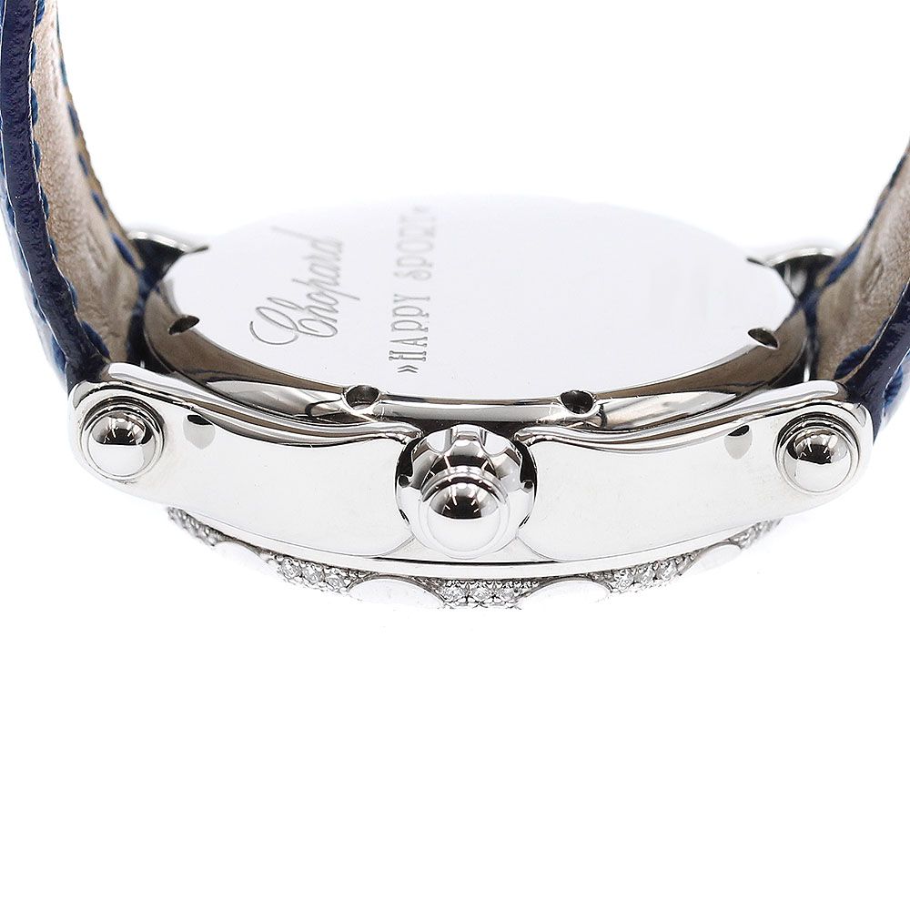 ショパール Chopard 28/8433 8347 ハッピースポーツ ゾディアック リーブラ ダイヤベゼル クォーツ メンズ 箱付き_959874 ショパール Chopard 28/8433 8347 ハッピースポーツ ゾディアック
