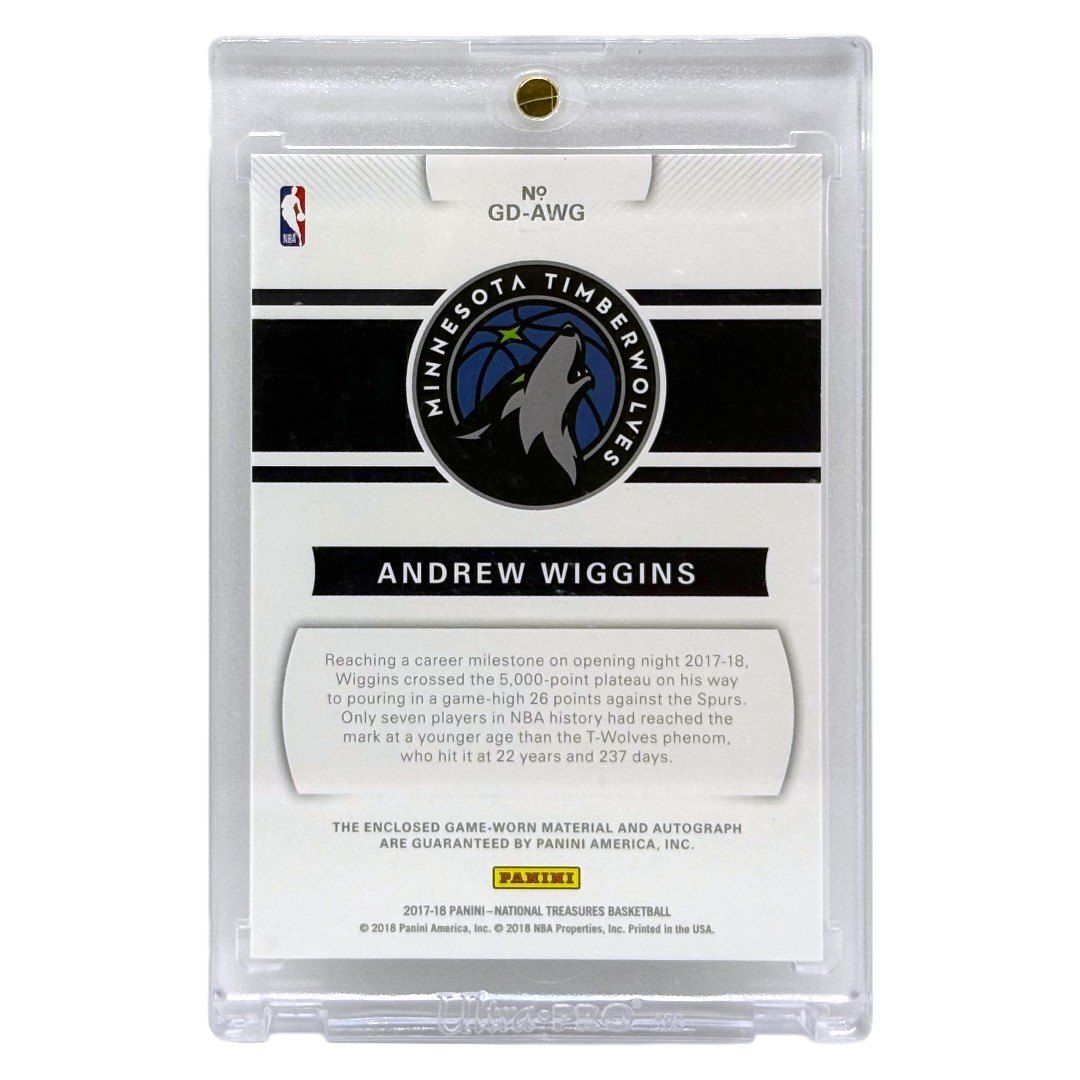 PANINI NBAカード NATIONAL TREASURES ANDREW WIGGINS MINNESOTA