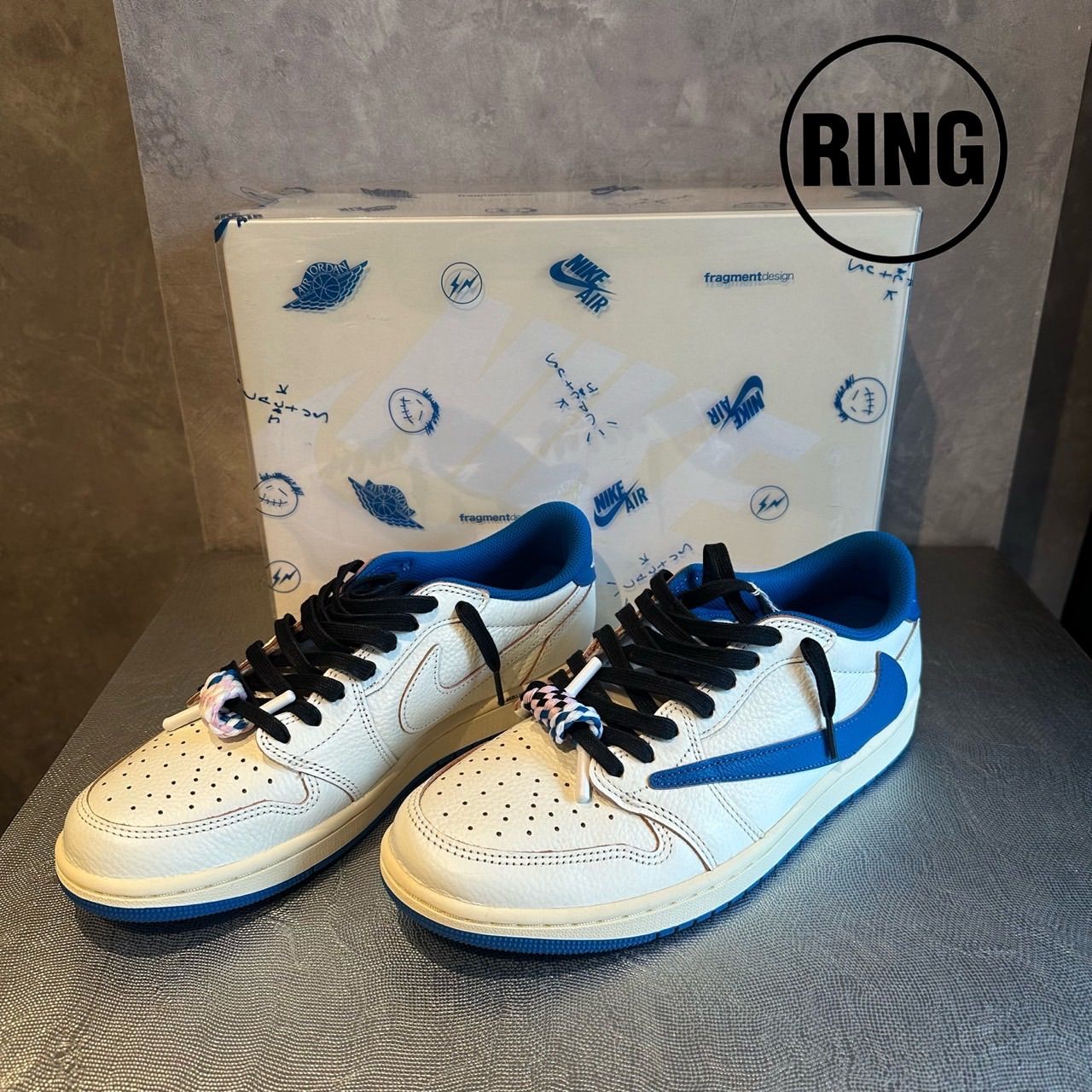 Travis Scott × fragment design × Nike Air Jordan 1 Low OG 