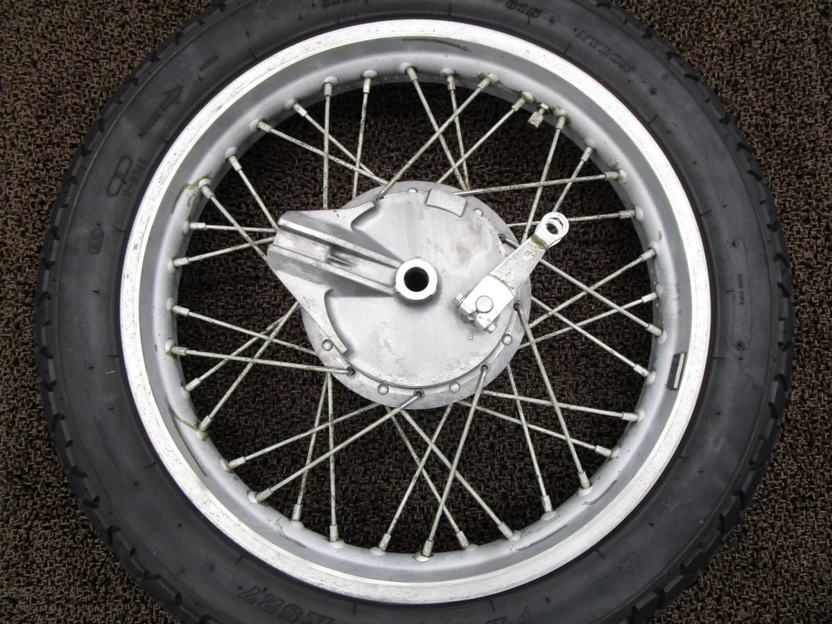 GB250クラブマン リアホイール スプロケット □B7323！ブレーキドラム MC10 ホンダ 【 MC10E 】 CLUBMAN キャブ車 動画有 4型
