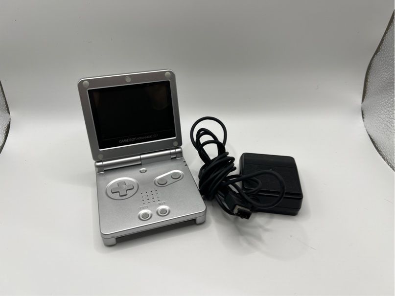 ゲームボーイアドバンス AGS-001 シルバー ゲーム機 動作確認済み