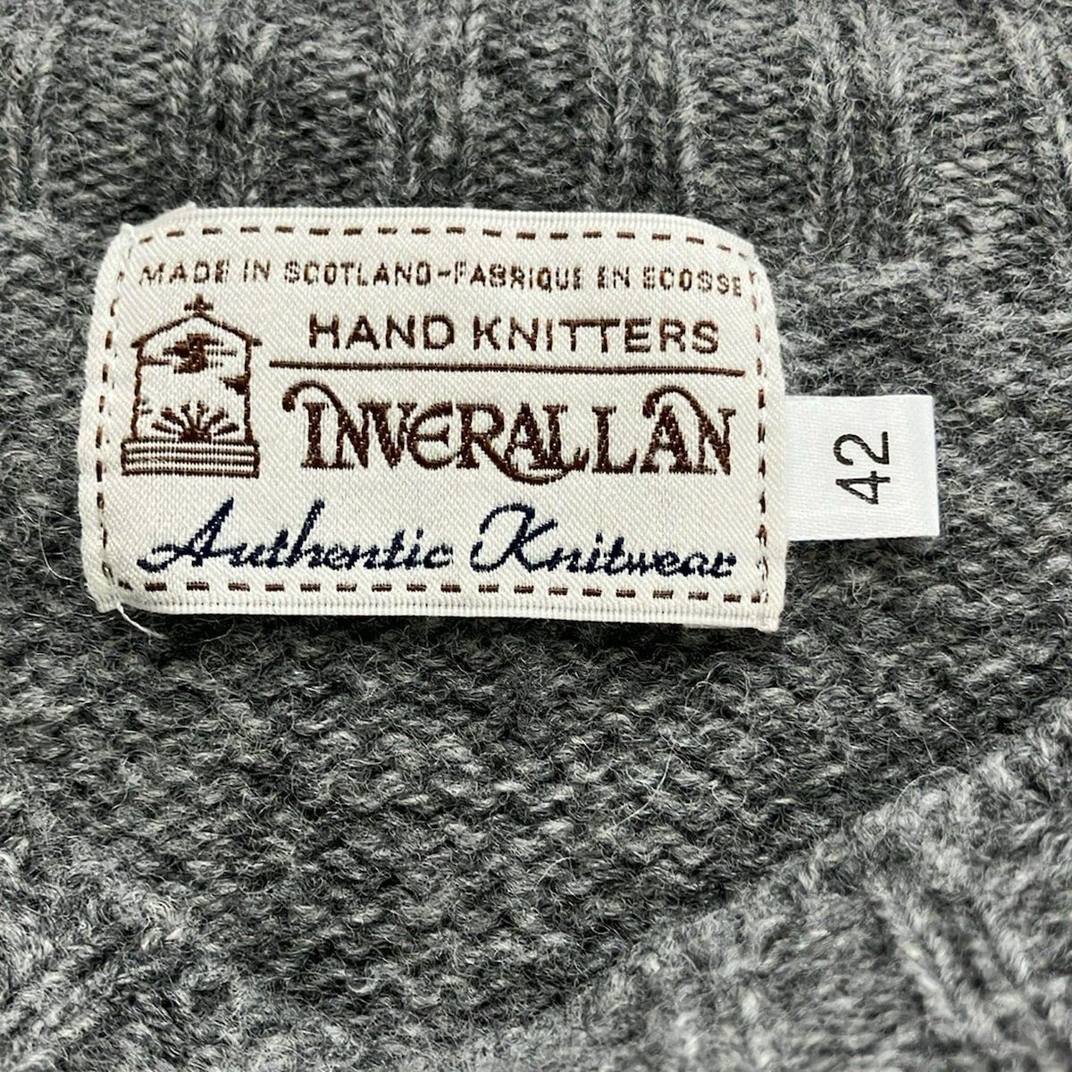 Inverallan(インバーアラン) 長袖セーター サイズ42 L メンズ美品 