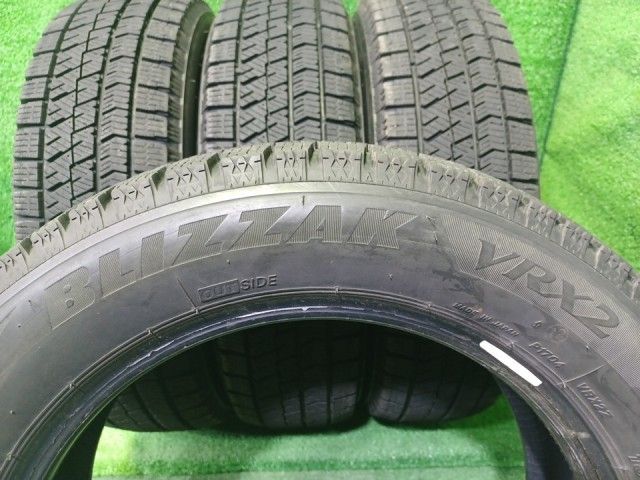 BRIDGESTONE スタッドレス ブリヂストン ブリザックVRX2 155/65R14 4本 2本5ミリ 2本6ミリ