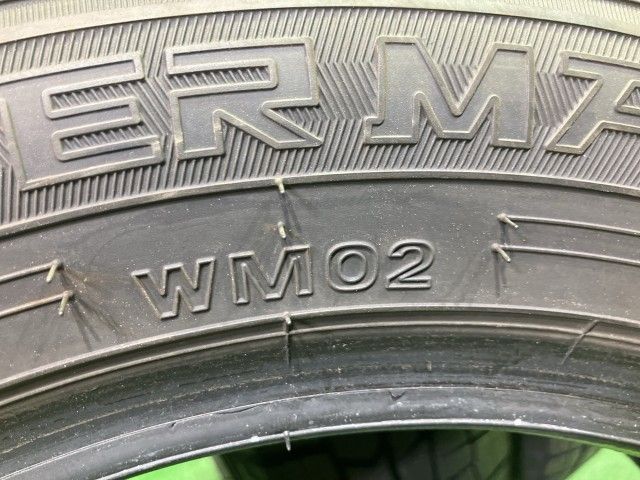 DUNLOP スタッドレス ダンロップ ウィンターマックスWM02 155/65R14 4本 8ミリ 22025年