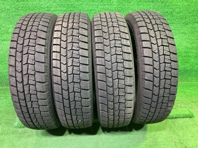 DUNLOP スタッドレス ダンロップ ウィンターマックスWM02 155/65R14 4本 7ミリ 2021年
