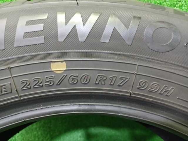 BRIDGESTONE サマー ブリヂストン ニューノ 225/60R17 1本 6ミリ 2023