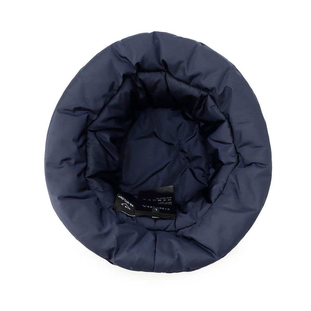 プラダ ハット トライアングルロゴ Re-Nylon ナイロンパデット サイズL 2HC248 PRADA バケットハット 帽子