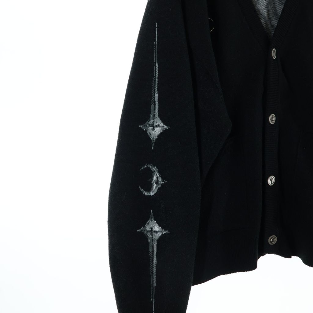 THUG CLUB (サグクラブ) 25AW TC BONE KNIT CARDIGAN フロントロゴ