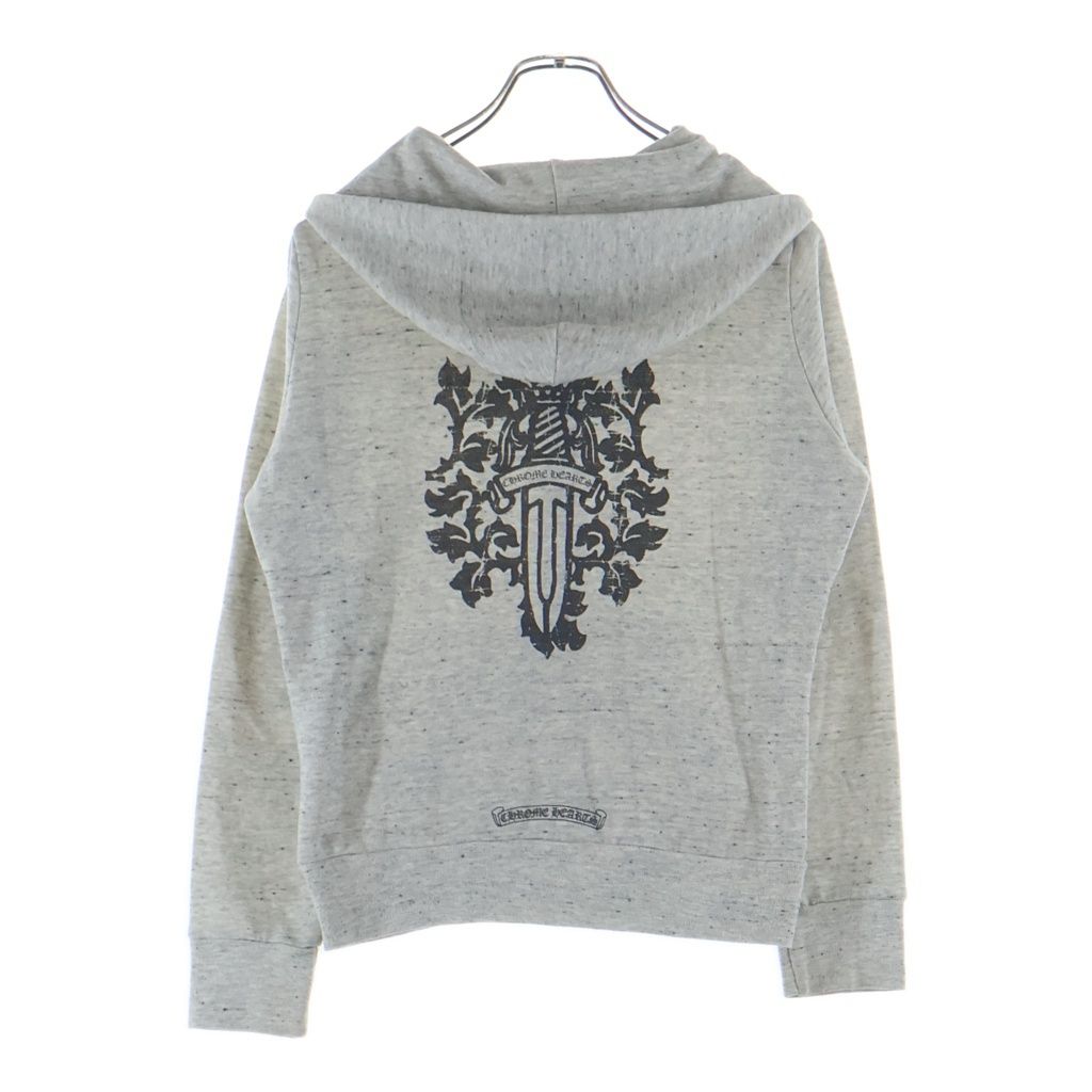 CHROME HEARTS (クロムハーツ) BACK VINE DAGGER PRINT HOODIE バック