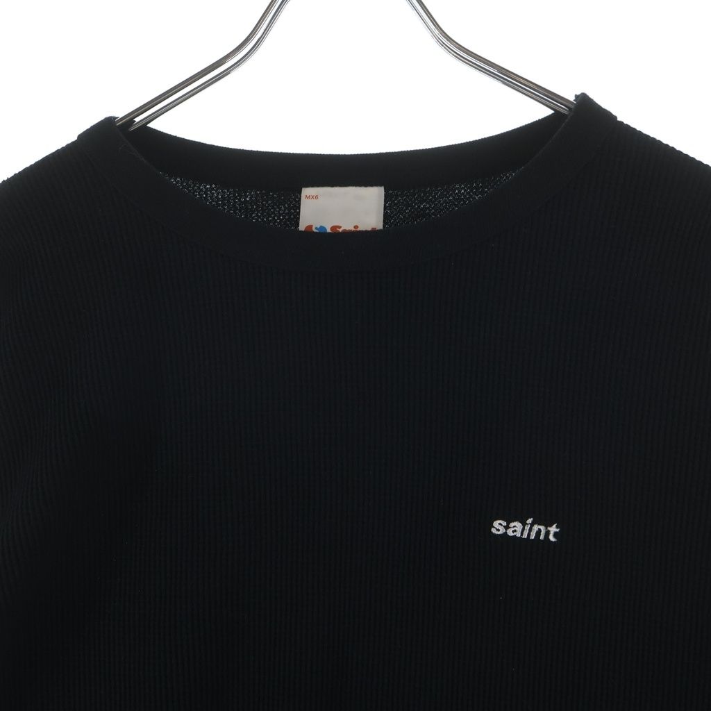 SAINT MICHAEL (セントマイケル) 25SS LS THARMAL TEE ロゴエンブロイ