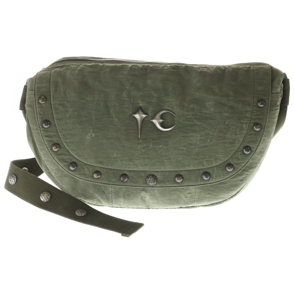 THUG CLUB サグクラブ SCARRED BIO ARMY MESSENGER BAG スカード バイオ アーミー メッセンジャーバッグ カーキ TC25AC0201 THUG CLUB (サグクラブ) SCARRED BIO ARMY MESSENGER BAG スカード