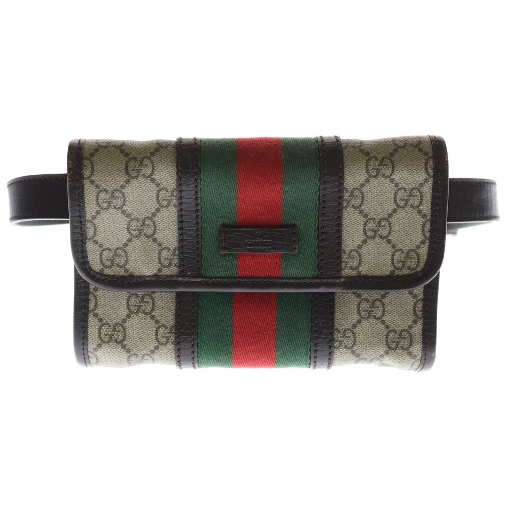 GUCCI　グッチ　シェリーライン　ウェブ　ウエストバッグ 152597 GUCCI (グッチ) GGスプリーム シェリーライン ショルダーバッグ