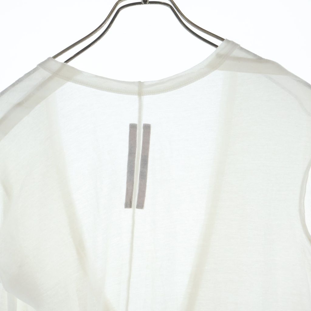 RICK OWENS 24AW Vネックロング丈ノースリーブトップス Rick Owens (リックオウエンス) 24AW Vネックロング丈ノースリーブ