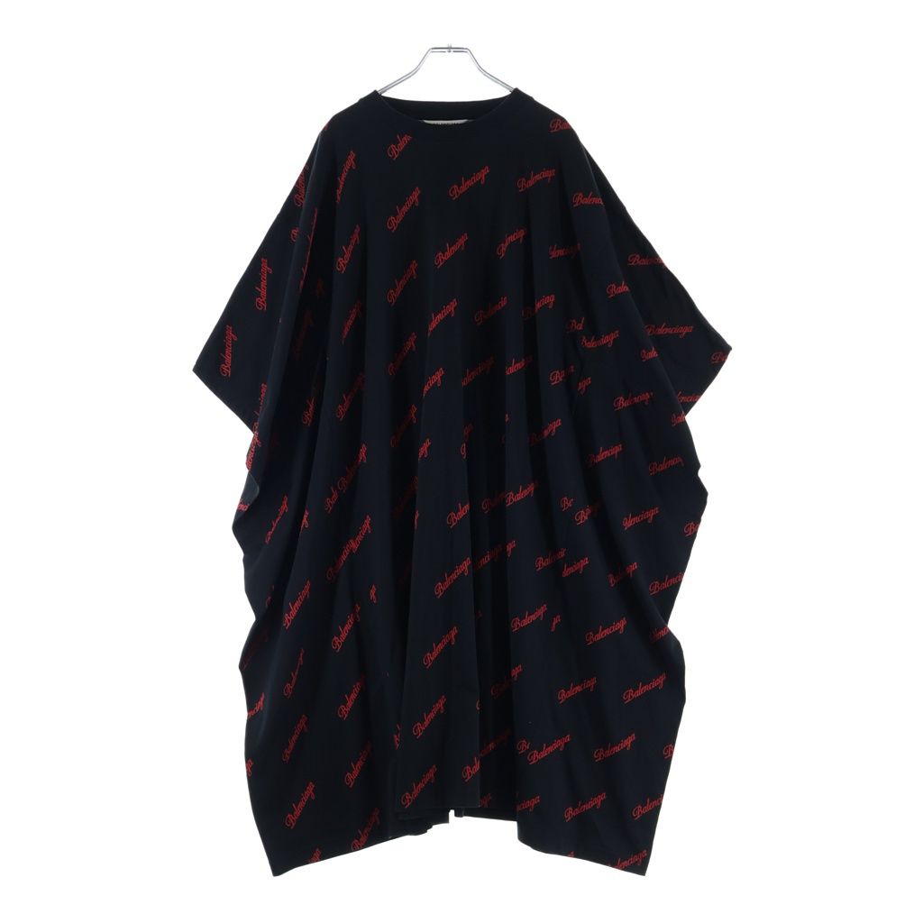 BALENCIAGA (バレンシアガ) ロゴビックシルエットシャツワンピース