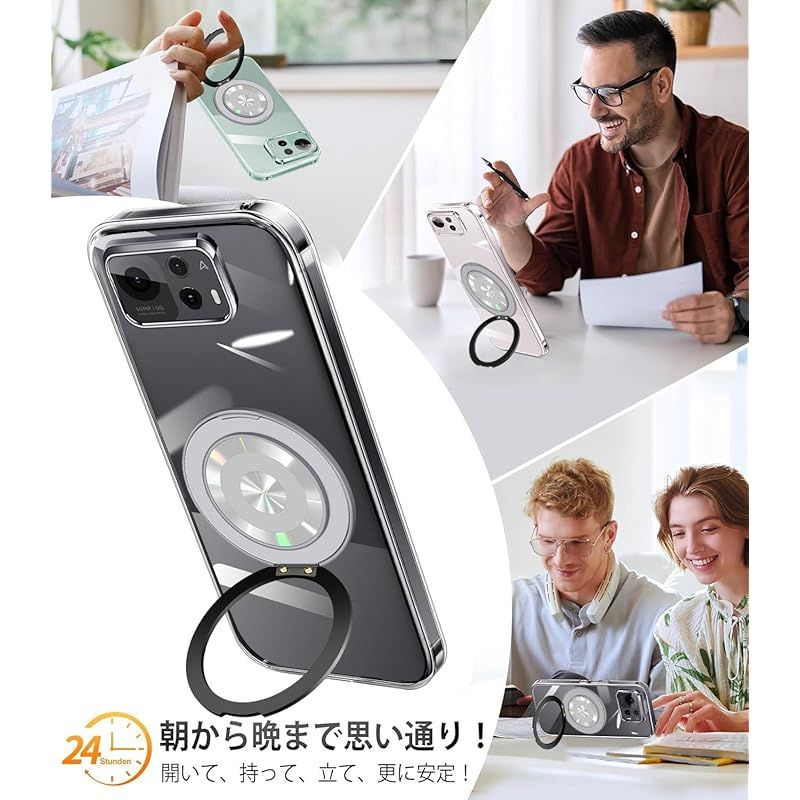 新品】 Cexitesuo For ASUS Zenfone 12 Ultra ケース クリア リング