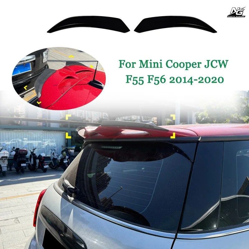 MINI COOPER F55 F56 2014-2020 車用リアトランク ブート リップ スポイラー ウィング テール テールゲート リップ ダックテール ダックビ