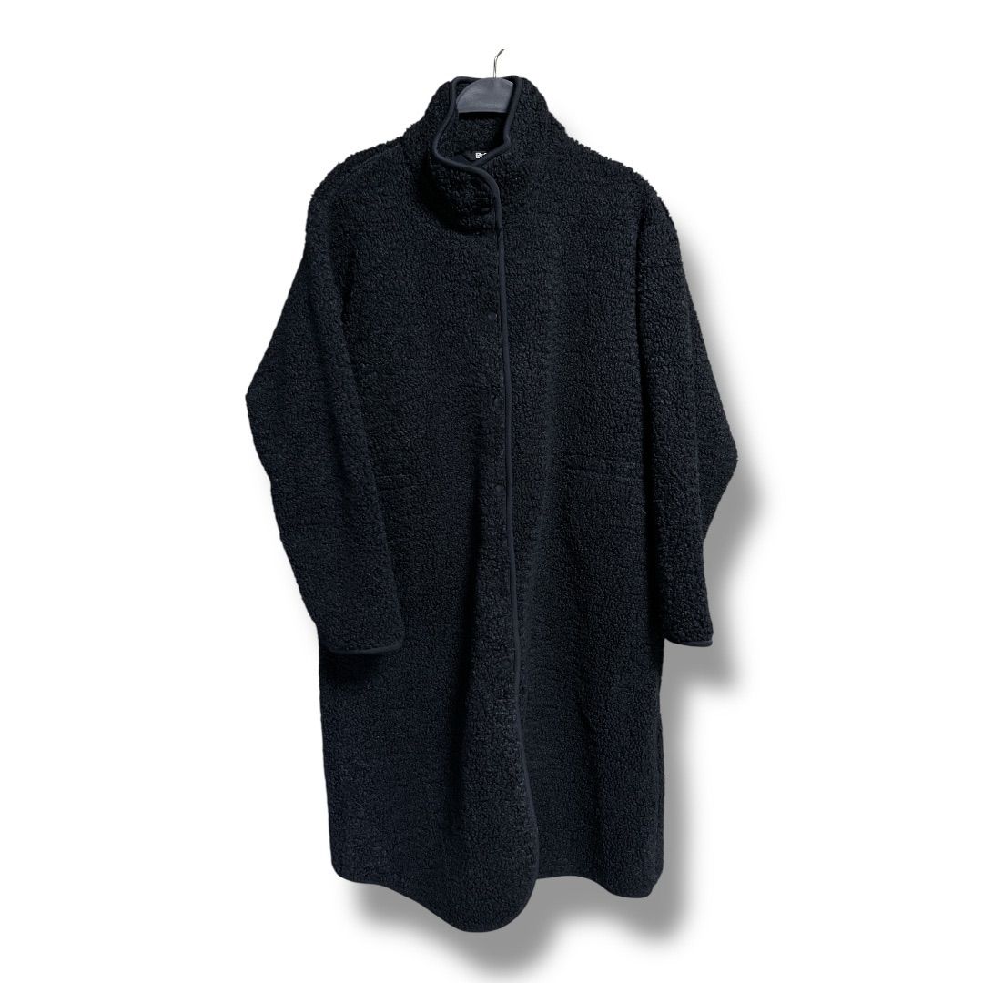 UNIQLO:C ユニクロシー ボアフリーススタンドカラーコート ロング 