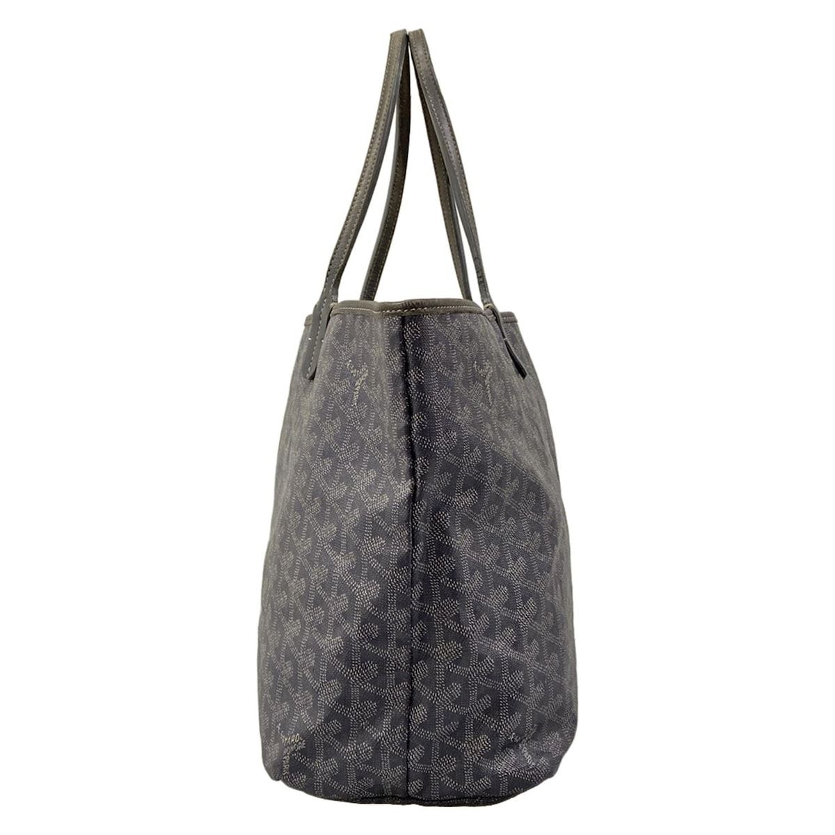 GOYARD(ゴヤール) トートバッグ サンルイPM グレー レザー - メルカリ