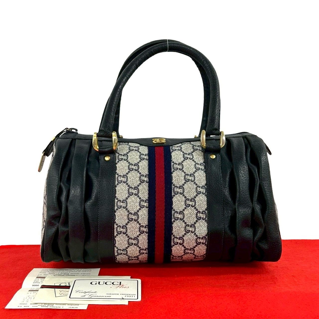 極 美品 GUCCI グッチ オールドグッチ ヴィンテージ シェリーライン