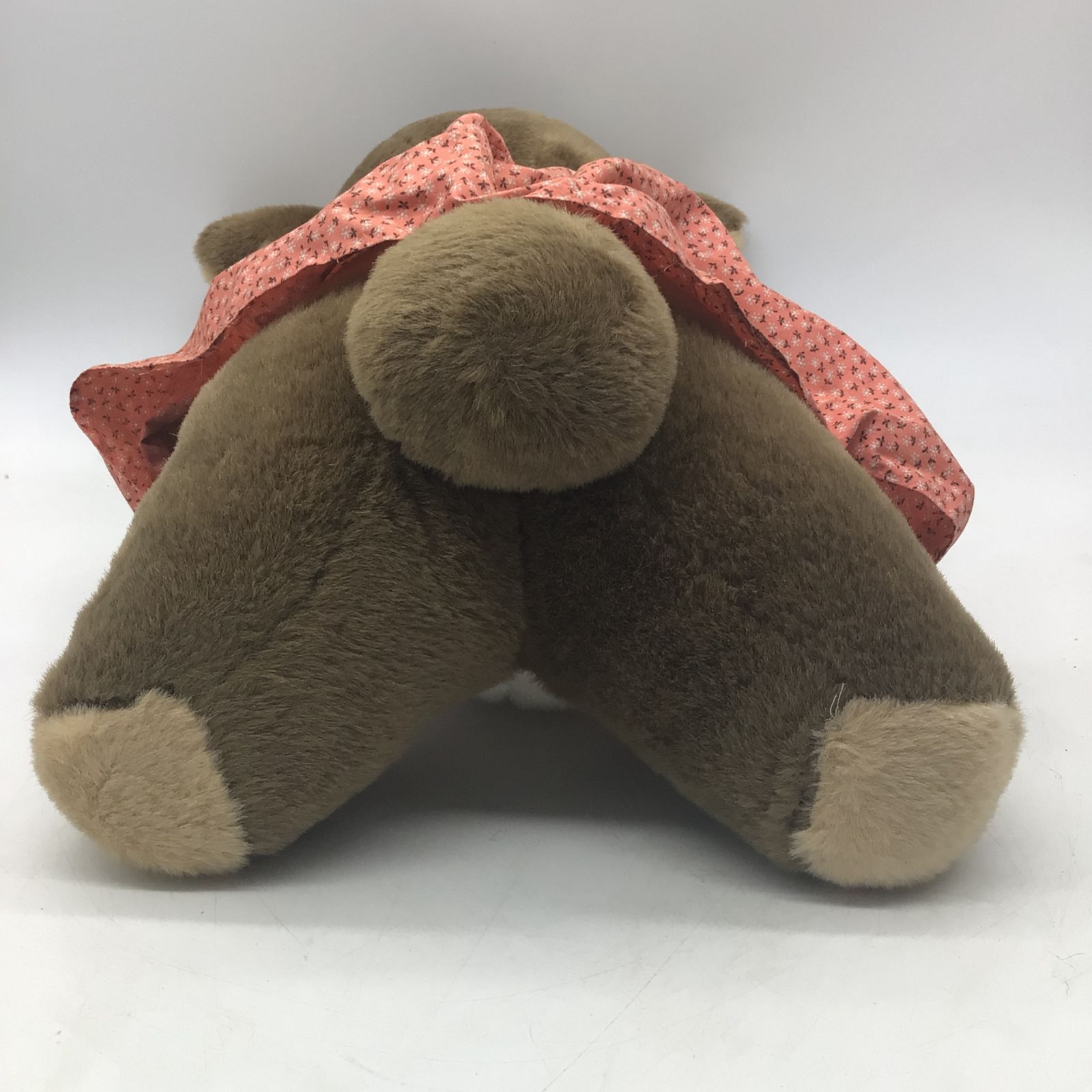 0601-02☆特大 昭和レトロ ウサギ ぬいぐるみ ファンシー カントリー風