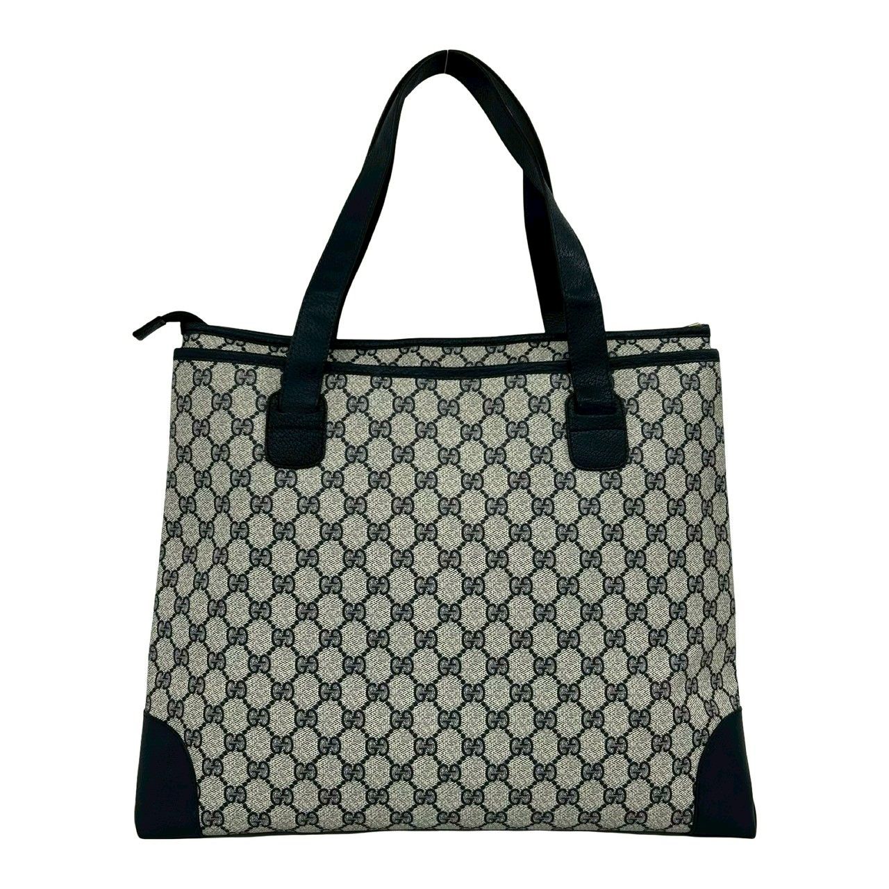 極 美品 GUCCI グッチ オールドグッチ ヴィンテージ GG ロゴ レザー 本