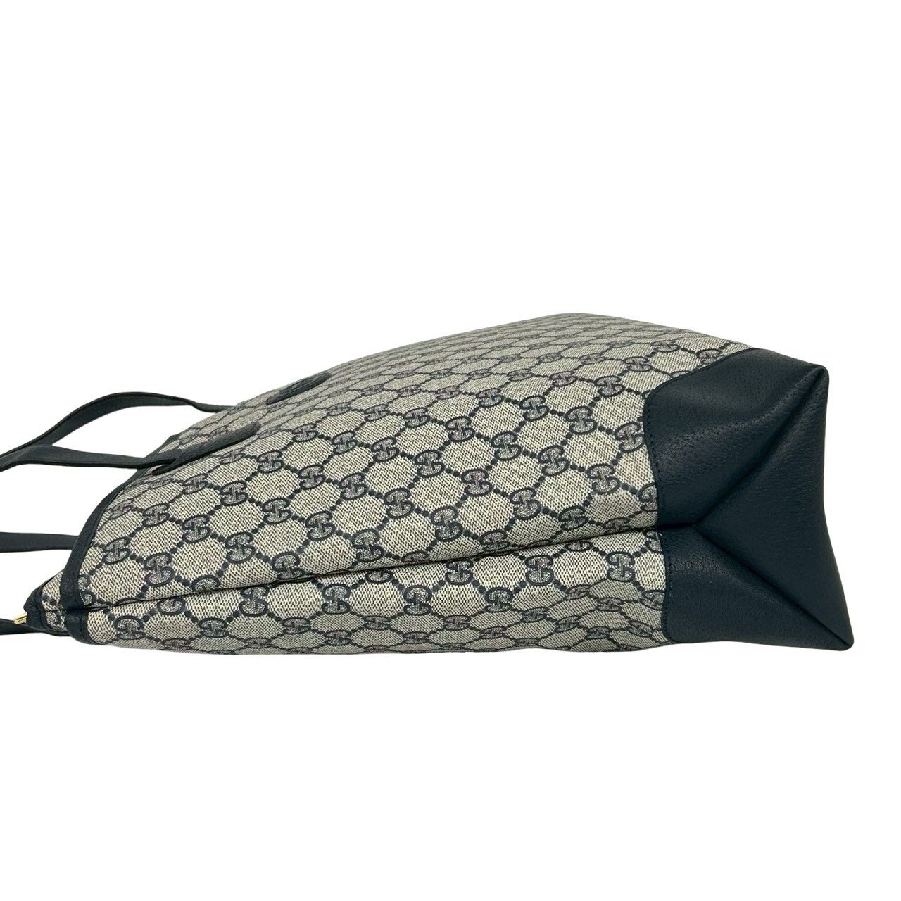 極 美品 GUCCI グッチ オールドグッチ ヴィンテージ GG ロゴ レザー 本