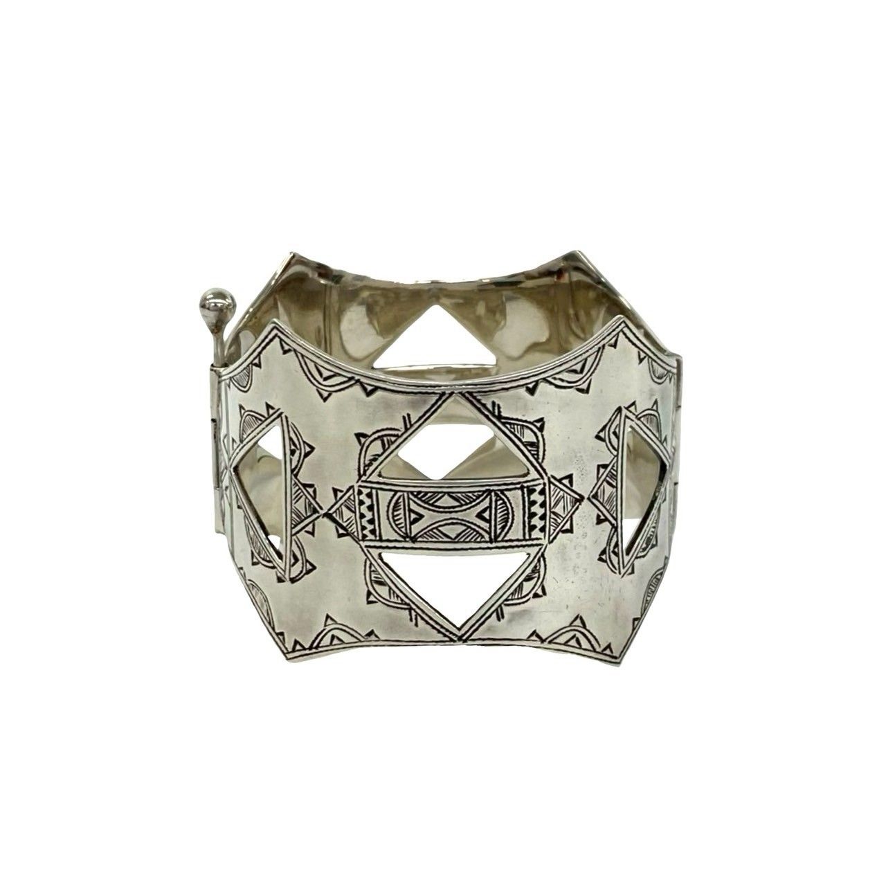 極 美品 希少品 HERMES エルメス トゥアレグ ブレスレット シルバー925