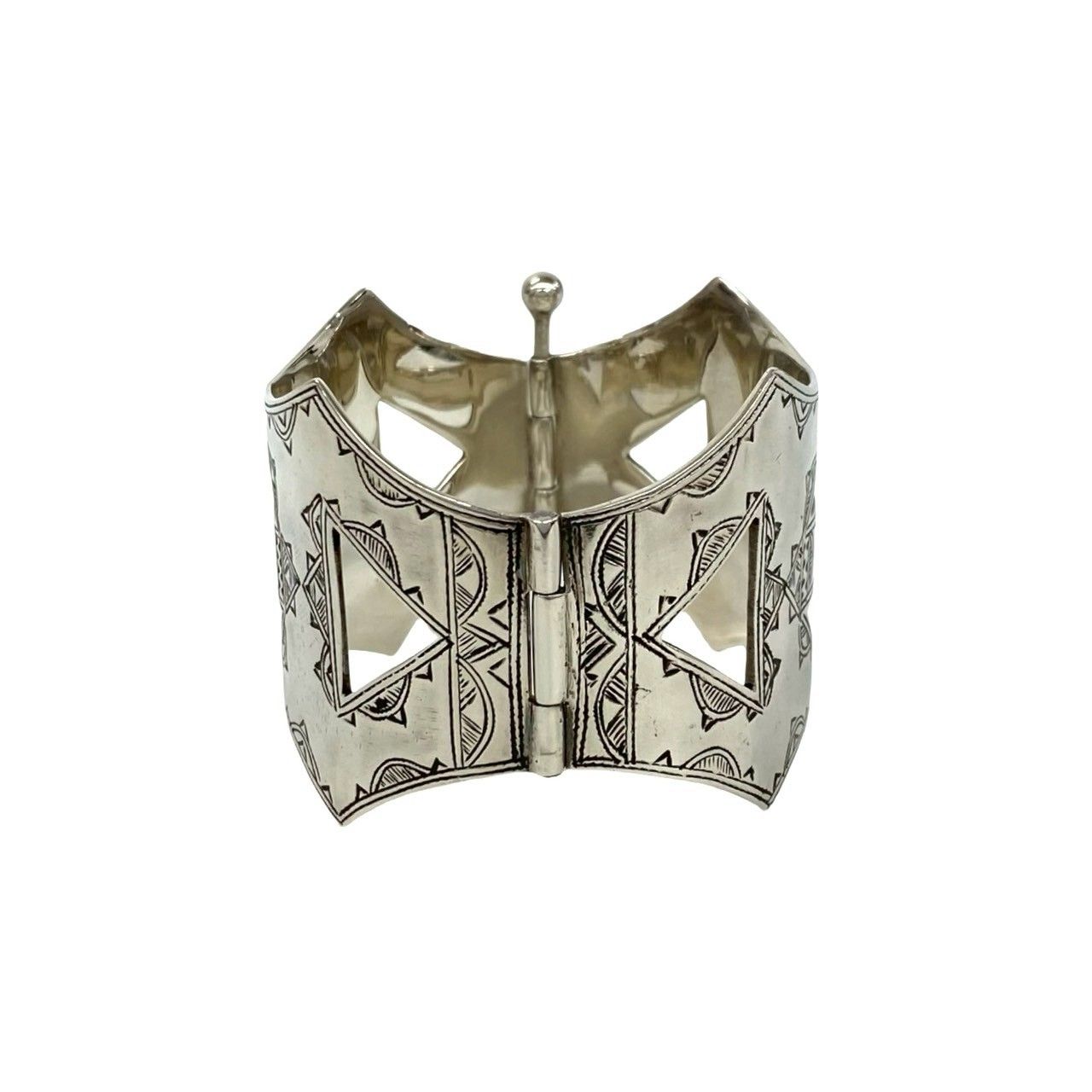 極 美品 希少品 HERMES エルメス トゥアレグ ブレスレット シルバー925 