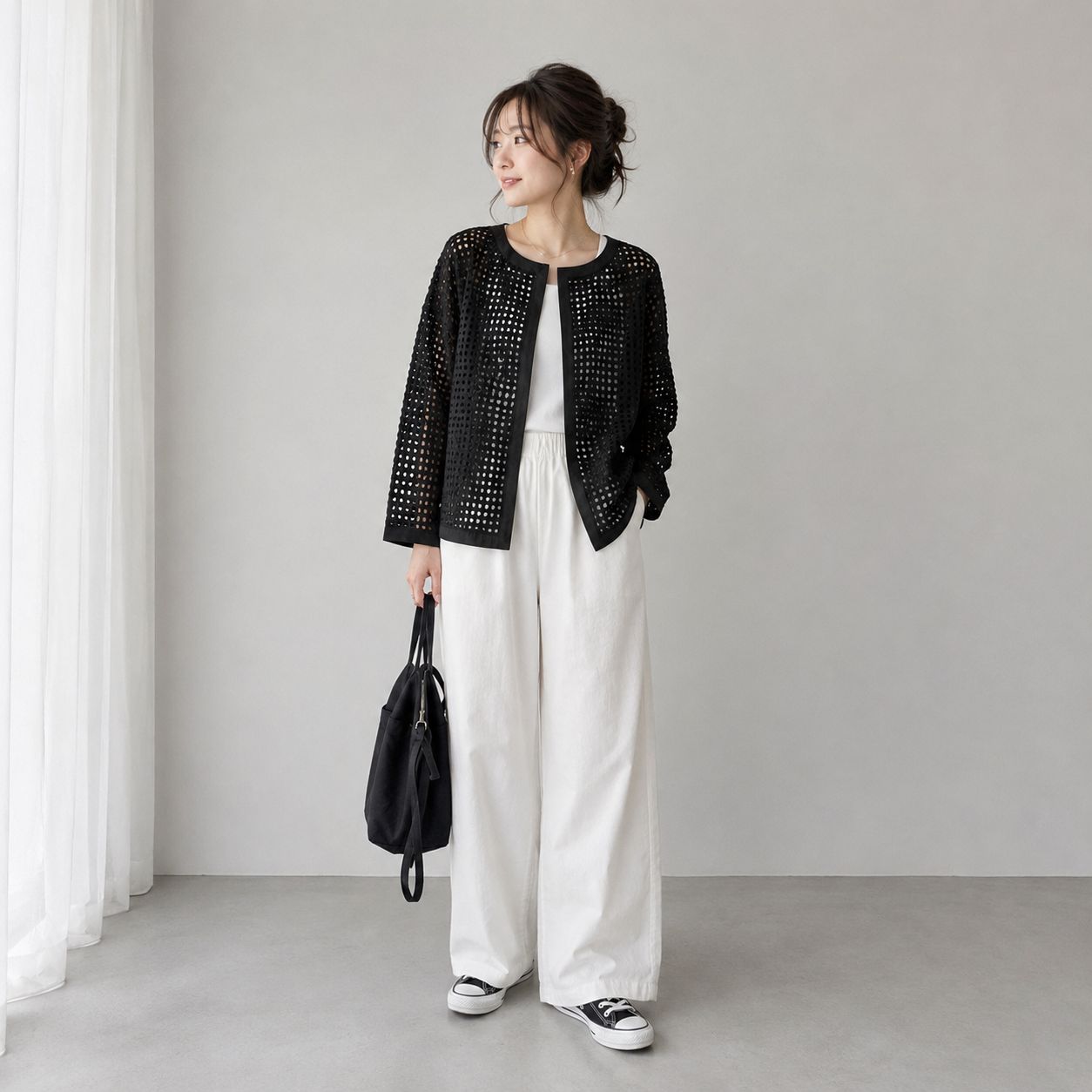 レディース 新品☆49AV JUNKO SHIMADA ジュンコシマダ☆ドットレース 
