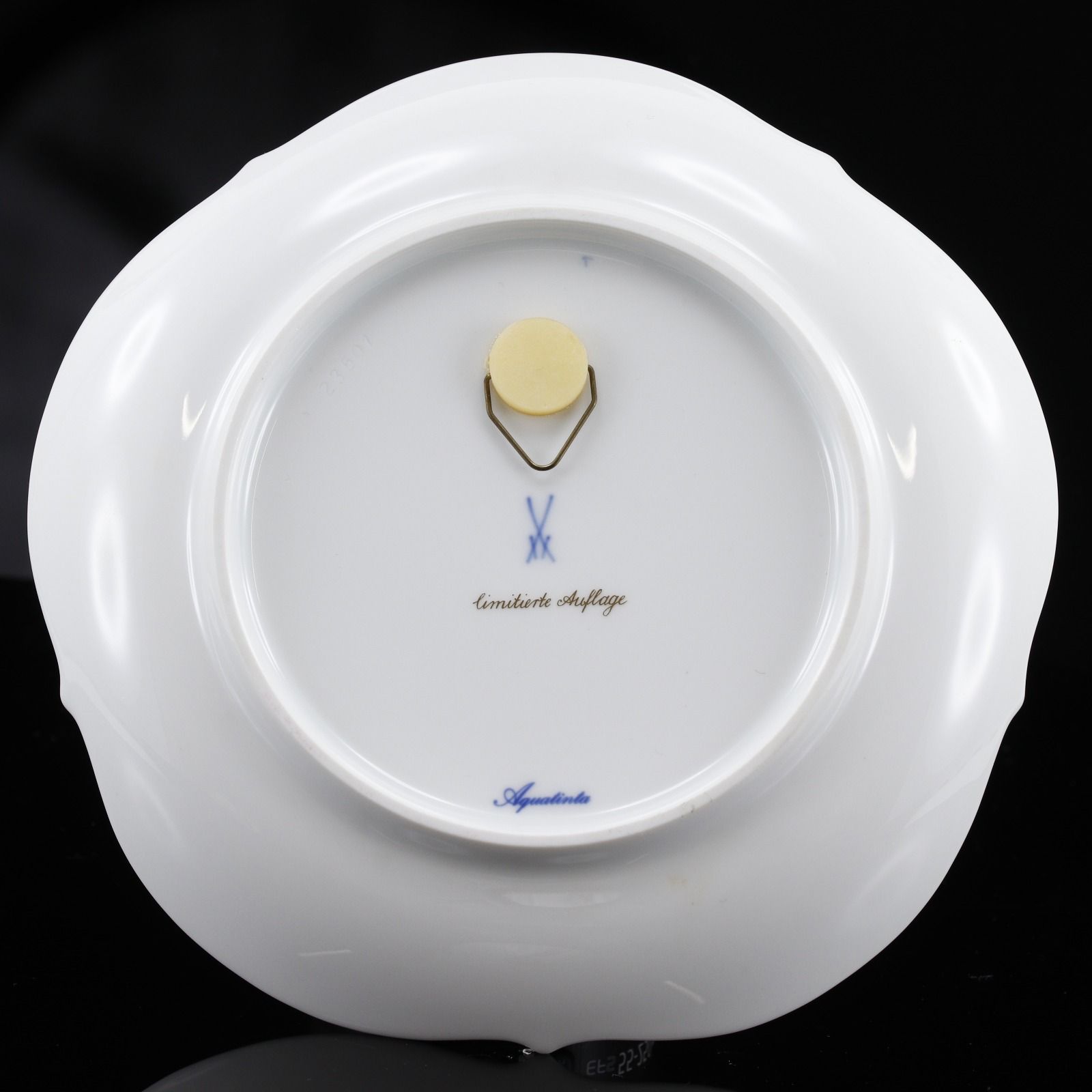 Meissen】マイセン 1998 イヤープレート 寅 干支 陶器 白 _ 食器